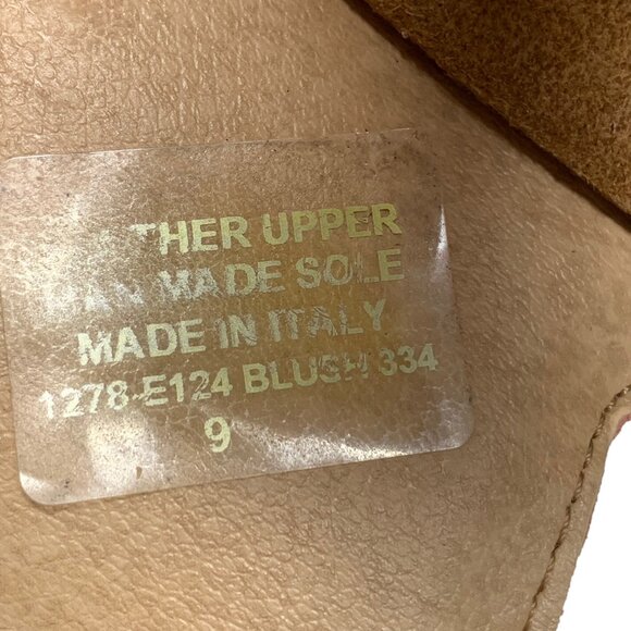 Bio Gold Blush Suede Double Padded Strap‎ Foot Bed Sandal Slides - Picture 5 of 13